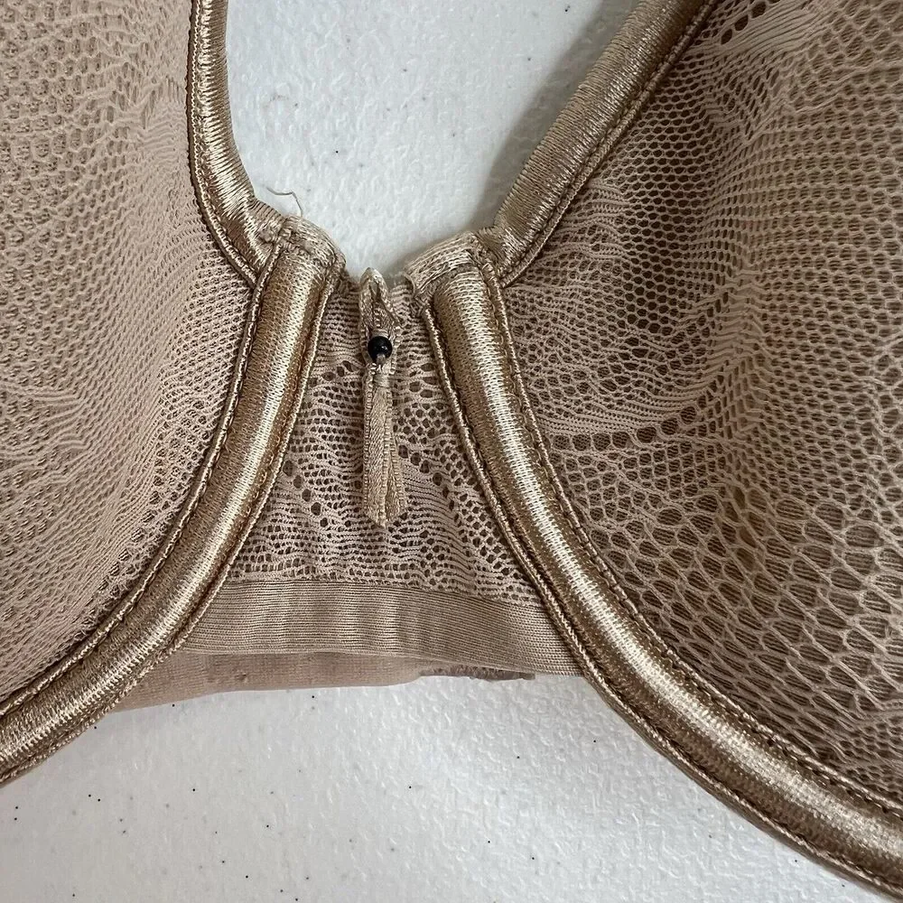 Vanity Fair 36C‎ Bra Body Caress Full Coverage 72336 Underwire Beige Tan Women’s